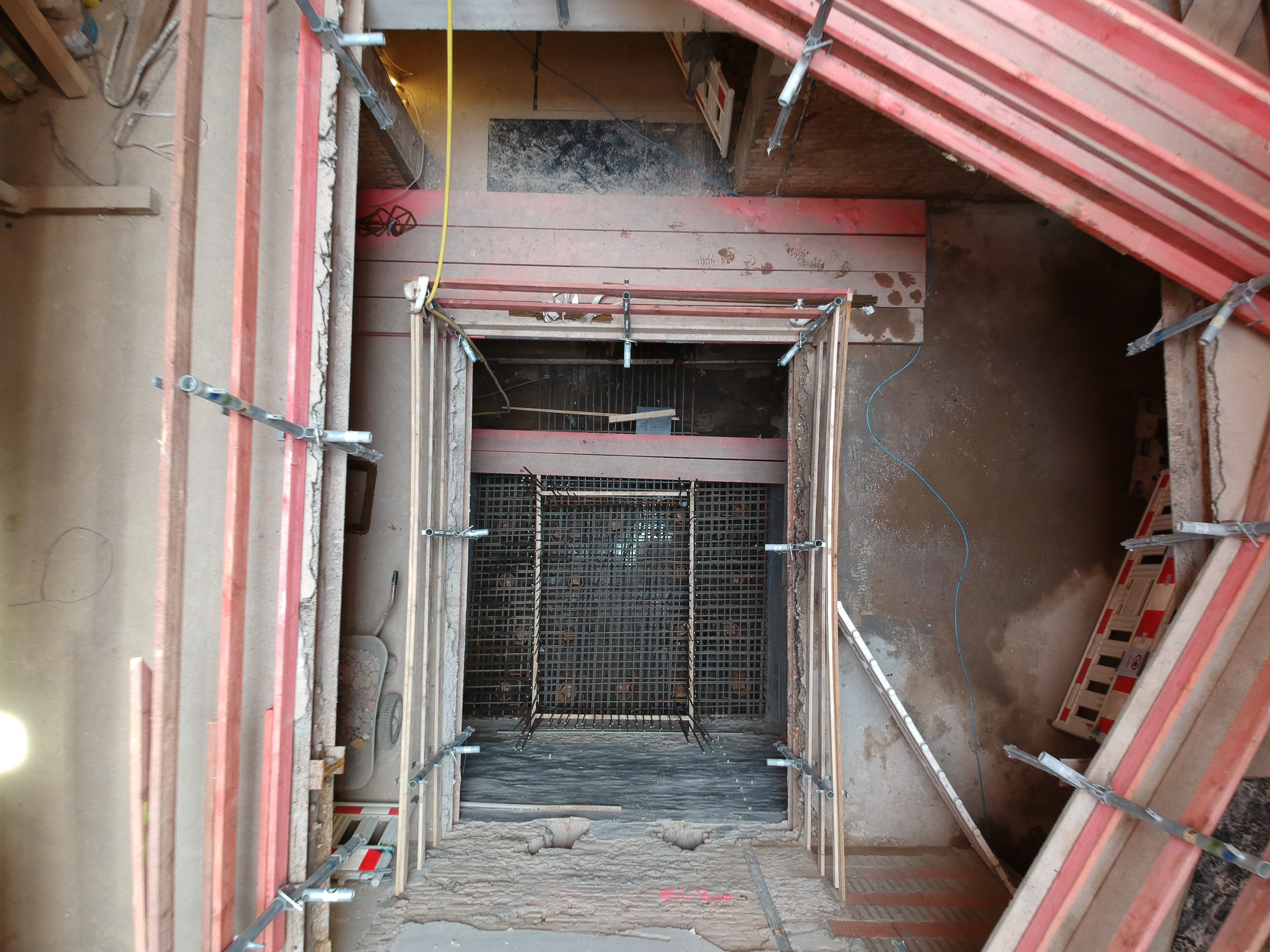 Detailaufnahme eines Sanierungsprojekts