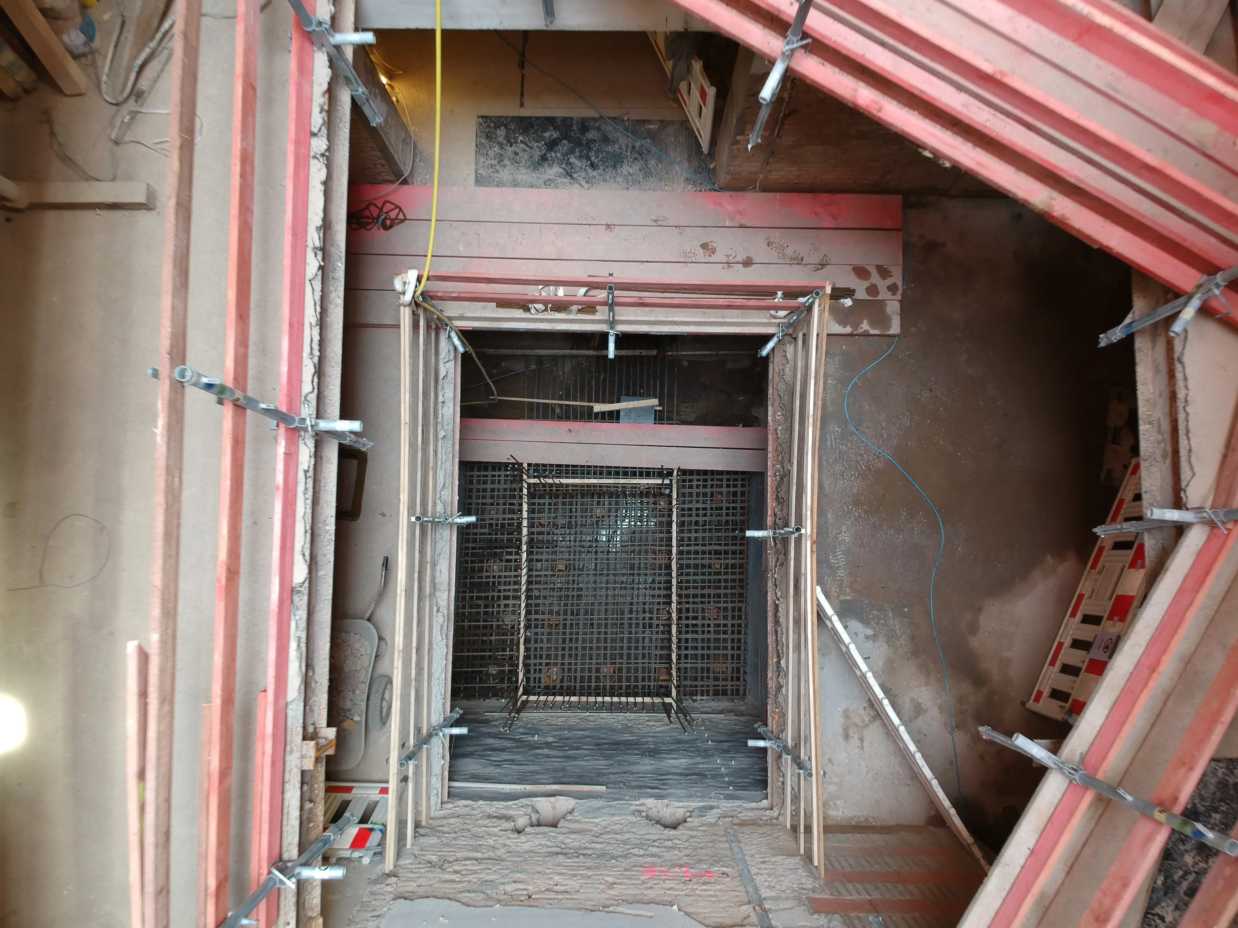 Detailaufnahme eines Sanierungsprojekts